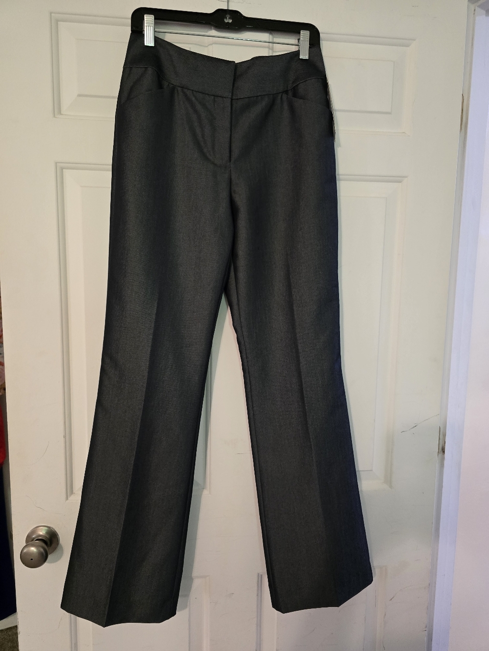 Antonio Melani Women's Charcoal Boot Cut Dress Pantsio